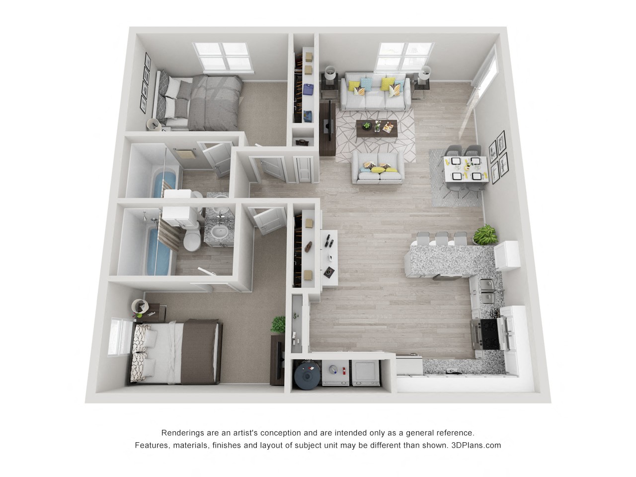 Floor plan layout diagram for Plum